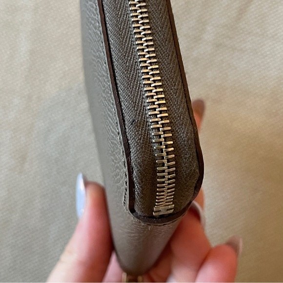 🧡HERMES🧡Epsom Silk'in Compact Zip Around Wallet - Picture 4 of 14